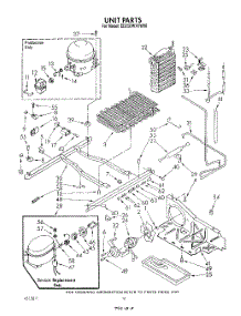 10 - Unit parts for Whirlpool Refrigerator ED25DWXVW00 from AppliancePartsPros.com