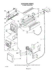 13 - Ice Maker , Not Illustrated parts for Whirlpool Refrigerator ED25DWXVW00 from AppliancePartsPros.com