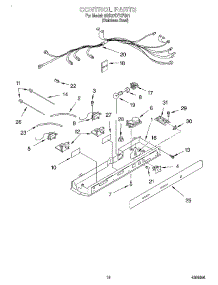 11 - Control parts for Whirlpool Refrigerator 6GD27DFXFS01 from AppliancePartsPros.com
