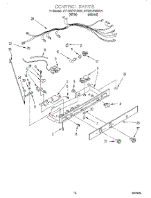 11 - Control parts for Whirlpool Refrigerator 4YED25PWDW01 from AppliancePartsPros.com