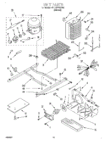 09 - Unit parts for Whirlpool Refrigerator 4YED27PQFN00 from AppliancePartsPros.com