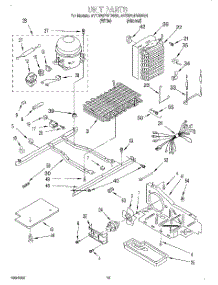 09 - Unit parts for Whirlpool Refrigerator 4YED25PWDN01 from AppliancePartsPros.com