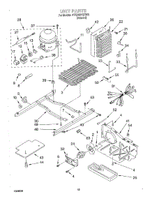 09 - Unit parts for Whirlpool Refrigerator 4YED25PQFN02 from AppliancePartsPros.com