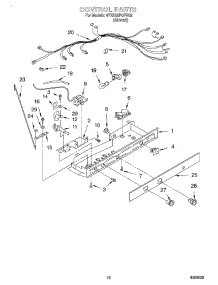 11 - Control parts for Whirlpool Refrigerator 4YED25PQFN02 from AppliancePartsPros.com