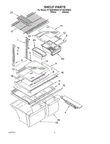 05 - Shelf, Lit / Optional parts for Whirlpool Refrigerator ET18GKXDN03 from AppliancePartsPros.com
