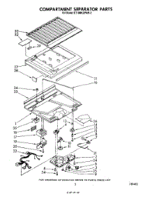 04 - Compartment Separator parts for Whirlpool Refrigerator ET18MKXPWR2 from AppliancePartsPros.com