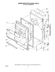 08 - Refrigerator , Not Illustrated parts for Whirlpool Refrigerator ET18MKXPWR2 from AppliancePartsPros.com
