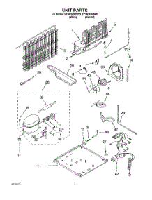 04 - Unit parts for Whirlpool Refrigerator ET18GKXDW03 from AppliancePartsPros.com