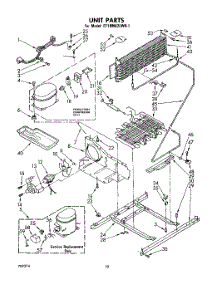 06 - Unit parts for Whirlpool Refrigerator ET18MK2LWR1 from AppliancePartsPros.com