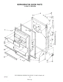 08 - Refrigerator Door , Lit / Optional parts for Whirlpool Refrigerator ET18MKXSW02 from AppliancePartsPros.com