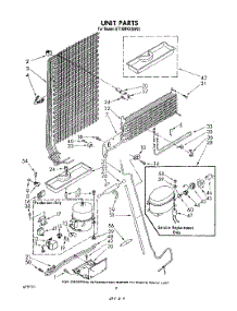 07 - Unit parts for Whirlpool Refrigerator ET18MKXSW01 from AppliancePartsPros.com