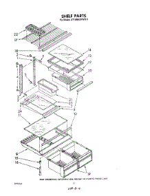 05 - Shelf parts for Whirlpool Refrigerator ET18MKXPWR5 from AppliancePartsPros.com