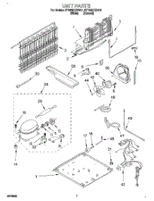 04 - Unit parts for Whirlpool Refrigerator ET18GKXDN01 from AppliancePartsPros.com