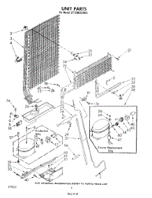 07 - Unit parts for Whirlpool Refrigerator ET18MKXSW00 from AppliancePartsPros.com