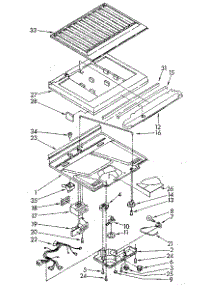 Compartment Separator parts for Whirlpool Refrigerator ET18MKXSN03 from AppliancePartsPros.com