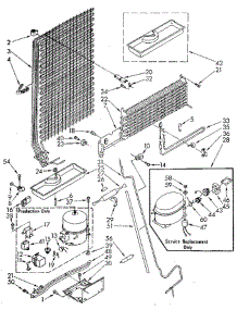 Unit parts for Whirlpool Refrigerator ET18MKXSN03 from AppliancePartsPros.com