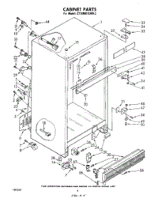 03 - Cabinet parts for Whirlpool Refrigerator ET18MK1LWR2 from AppliancePartsPros.com