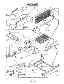 06 - Unit parts for Whirlpool Refrigerator ET18MK1LWR2 from AppliancePartsPros.com
