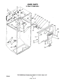07 - Liner , Not Illustrated And Optional parts for Whirlpool Refrigerator ET18MK1LWR2 from AppliancePartsPros.com