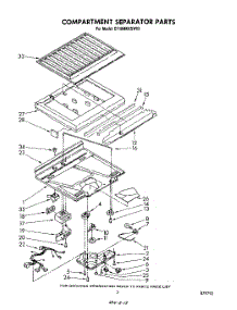04 - Compartment Separator parts for Whirlpool Refrigerator ET18MKXSW03 from AppliancePartsPros.com