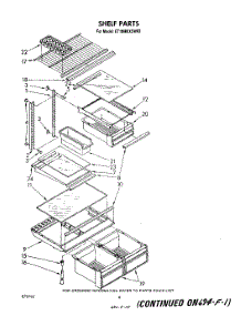 05 - Shelf parts for Whirlpool Refrigerator ET18MKXSW03 from AppliancePartsPros.com
