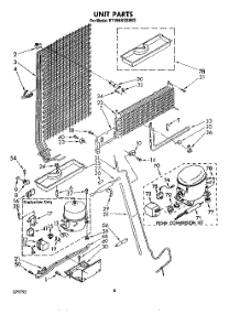 07 - Unit parts for Whirlpool Refrigerator ET18MKXSW03 from AppliancePartsPros.com