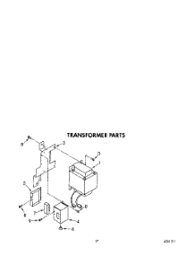 11 - Transformer parts for Whirlpool Refrigerator 6ED22RQXWW00 from AppliancePartsPros.com
