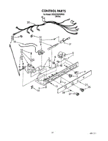 13 - Control parts for Whirlpool Refrigerator 6ED22RQXWW00 from AppliancePartsPros.com