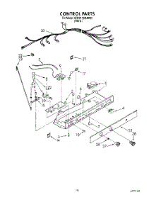 11 - Control parts for Whirlpool Refrigerator 6ED22DQXAW00 from AppliancePartsPros.com