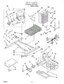 09 - Unit parts for Whirlpool Refrigerator 3XART725F01 from AppliancePartsPros.com