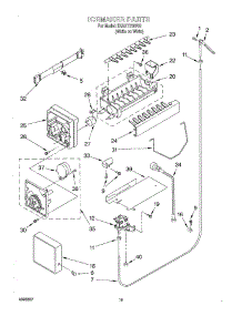 12 - Ice Maker, Optional parts for Whirlpool Refrigerator 3XART725F03 from AppliancePartsPros.com