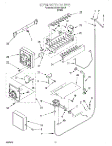 11 - Ice Maker parts for Whirlpool Refrigerator 3XART722F00 from AppliancePartsPros.com