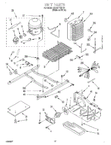 10 - Unit parts for Whirlpool Refrigerator 3XART720F01 from AppliancePartsPros.com