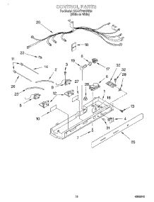 11 - Control parts for Whirlpool Refrigerator 3XART745GW00 from AppliancePartsPros.com