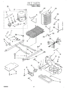 10 - Unit parts for Whirlpool Refrigerator 3XART720F02 from AppliancePartsPros.com