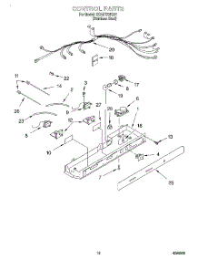 11 - Control parts for Whirlpool Refrigerator 3XART735G01 from AppliancePartsPros.com