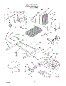 09 - Unit parts for Whirlpool Refrigerator 3XART745GW01 from AppliancePartsPros.com