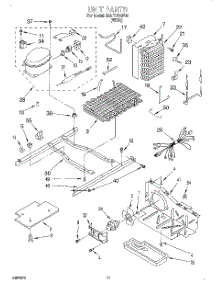 07 - Unit parts for Whirlpool Refrigerator 3XART700F02 from AppliancePartsPros.com