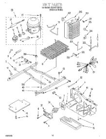 09 - Unit parts for Whirlpool Refrigerator 3XART725F02 from AppliancePartsPros.com
