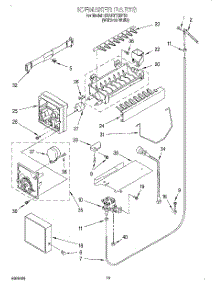12 - Icemaker, Optional parts for Whirlpool Refrigerator 3XART725F02 from AppliancePartsPros.com