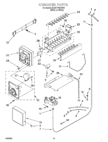 12 - Icemaker, Optional parts for Whirlpool Refrigerator 3XART745GW01 from AppliancePartsPros.com