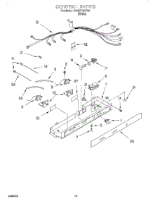12 - Control, Optional parts for Whirlpool Refrigerator 3XART722F02 from AppliancePartsPros.com