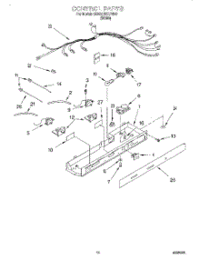 08 - Control parts for Whirlpool Refrigerator 6ED22PKXFW00 from AppliancePartsPros.com