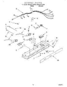 08 - Control parts for Whirlpool Refrigerator 6ED22PKXEN00 from AppliancePartsPros.com