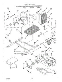10 - Unit parts for Whirlpool Refrigerator ED22RFXFN01 from AppliancePartsPros.com
