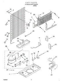 04 - Unit parts for Whirlpool Refrigerator 3XART719GG00 from AppliancePartsPros.com