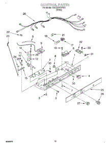 12 - Control, Optional parts for Whirlpool Refrigerator 7GD22DFXFW01 from AppliancePartsPros.com
