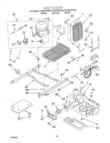 10 - Unit parts for Whirlpool Refrigerator ED22RFXFW03 from AppliancePartsPros.com