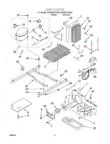 07 - Unit parts for Whirlpool Refrigerator 8ED20TKXFN04 from AppliancePartsPros.com