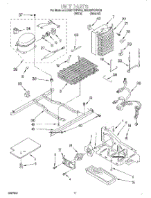 07 - Unit parts for Whirlpool Refrigerator 8ED20TKXFW00 from AppliancePartsPros.com